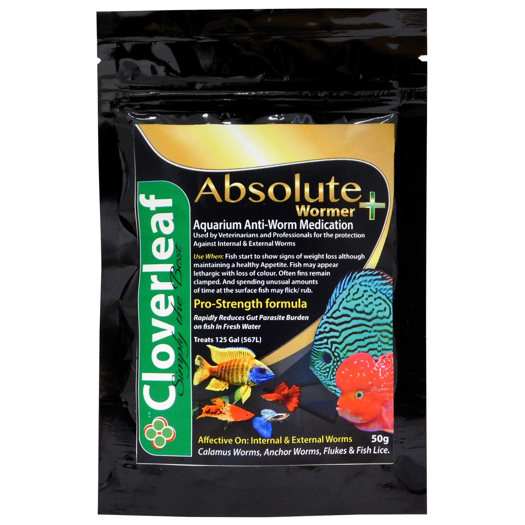 Cloverleaf Absolute Aquarium Wormer 50g