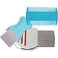 3 Pcs Dandruff Comb and Fine Tooth Comb, Lice Comb