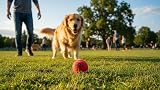 The Dog's Balls Dog Tennis Balls Red Medium 6-Pack Non-Abrasive Felt Float view 4