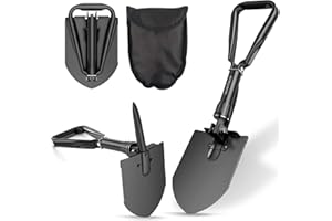 Sahara Sailor Folding Shovel, Spade Shovel for Digging, Camping Shovel Folding Multitool of Camping Essentials, Mini Foldable