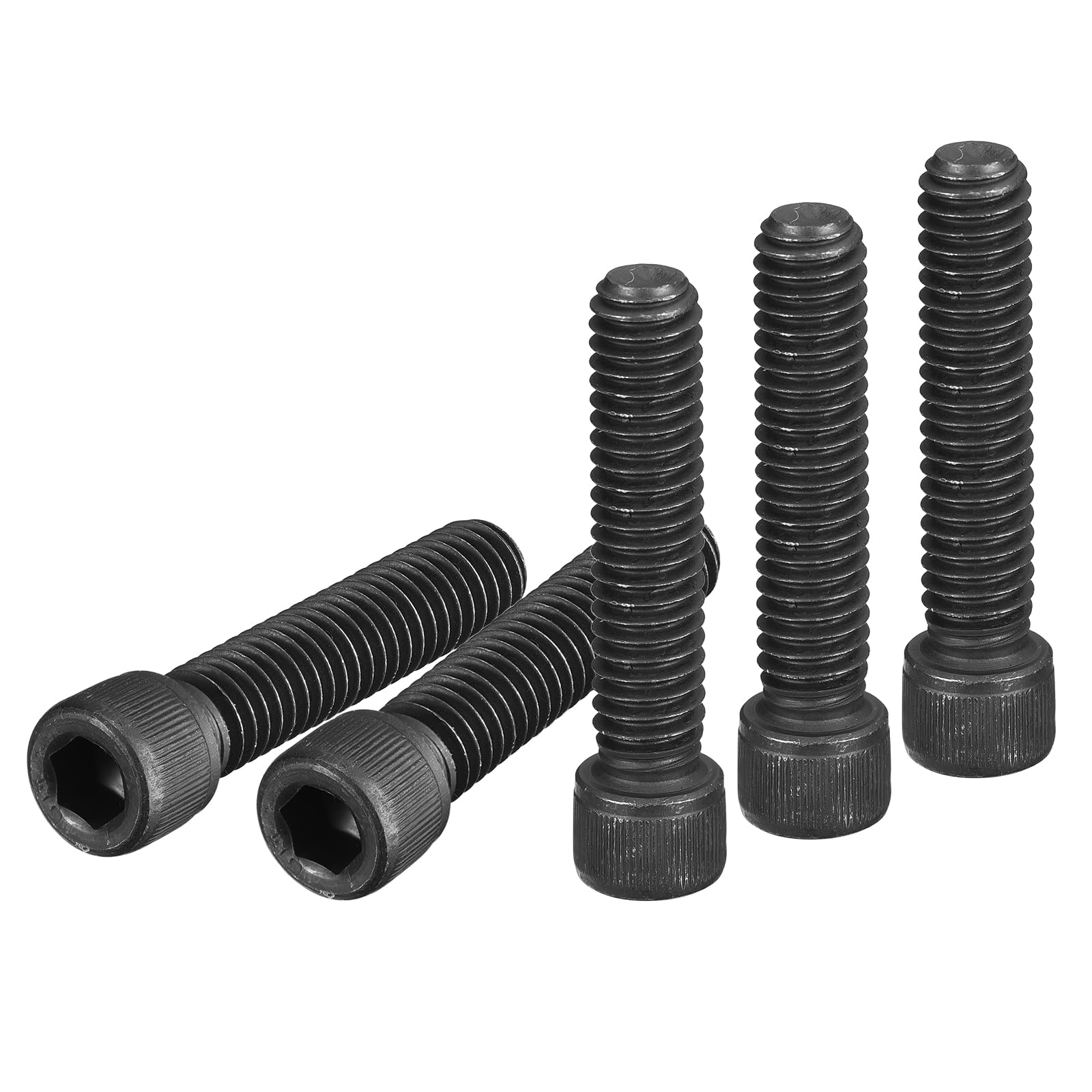 DTGN 5/16-18x1-1/2" Socket Head Cap Screws Bolts, 20Pcs 12.9 Grade Alloy Steel, Machine Hex Socket Screw, Hex Drive, Black Oxide Finish, UNC Coarse Thread Fully Threaded โ image 1