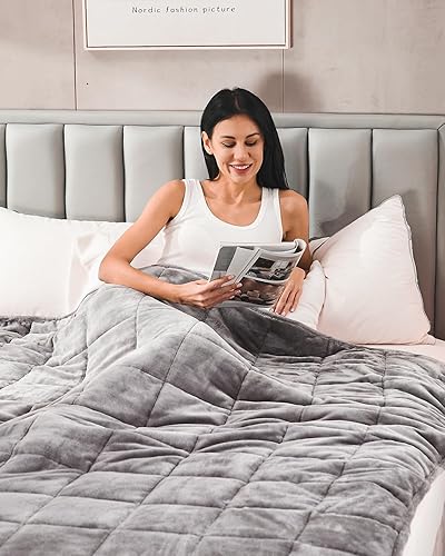 Sleep Snuggie Weighted Blanket Topblan Sherpa Fleece Weighted