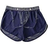 TAPUU Mens Ice Silk Mesh See Through Boxer Shorts