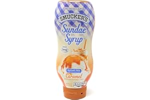 Smucker's Sundae Syrup Sugar Free Caramel Flavored Syrup, 19.25oz (Pack of 3)