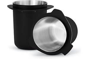 Normcore 53.3mm Portafilter Dosing Cup - 304 Stainless Steel - Matte Black - Non-stick coating Fits Breville Barista Express and 54mm Breville Machines