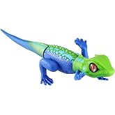 Robo Alive Lurking Lizard Series 2 Blue Green by ZURU Battery-Powered Robotic Interactive Electronic Reptile Toy That Moves (Blue Orange)