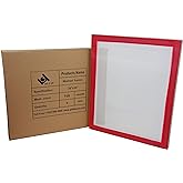 20 x 24 Inch Pre-Stretched Aluminum Silk Screen Printing Frames with 160 White Mesh (2 Pack Screens)