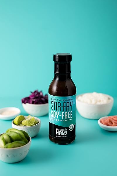 OCEAN’S HALO, ORGANIC SOY FREE STIR FRY SAUCE, 12 FL OZ