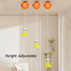 GIKOP Badminton Self Training Tool,Telescopic 6 Pcs