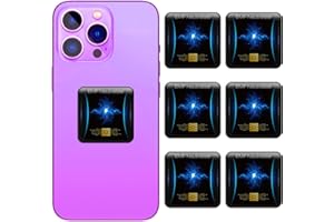 HOQIOE 6 Pcs Phone Protection Stickers Neutralizers for Smart Phones/Tablets/Laptops/Computer/WiFi/Priner/TV Electronic Devices Blockers