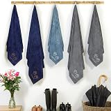 Lucky Paws UK Giant Dog Towel 140x100cm Microfibre Navy Blue view 3