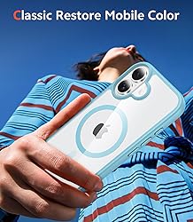 FNTCASE for iPhone 16 Plus Case: Clear Case
