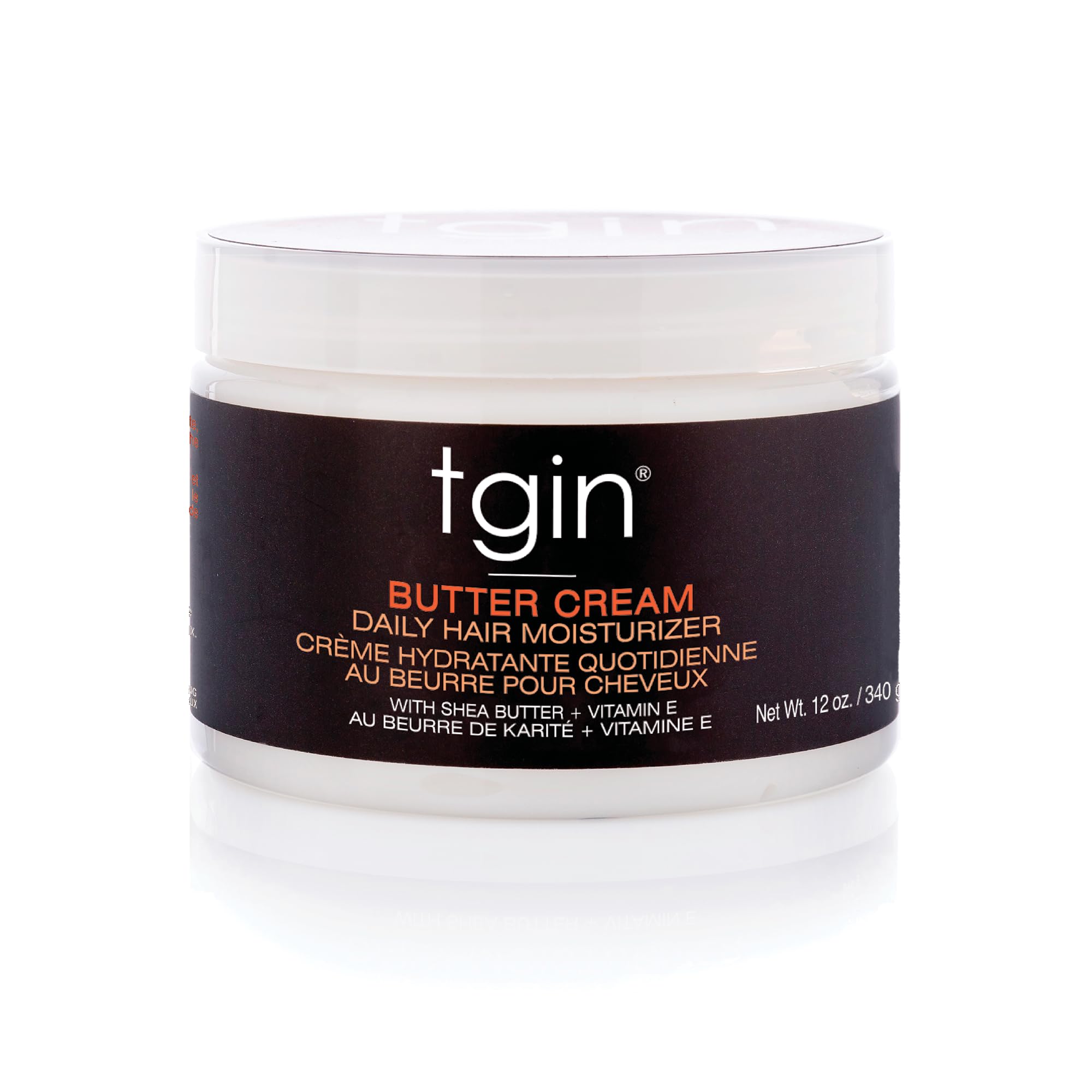 Thank God It's Natural Butter Cream Daily Hair Moisturiser, With Shea Butter & Vitamin E, for All Curl Types, Hydrates, Reduce Frizz 240 g (Pack of 1)