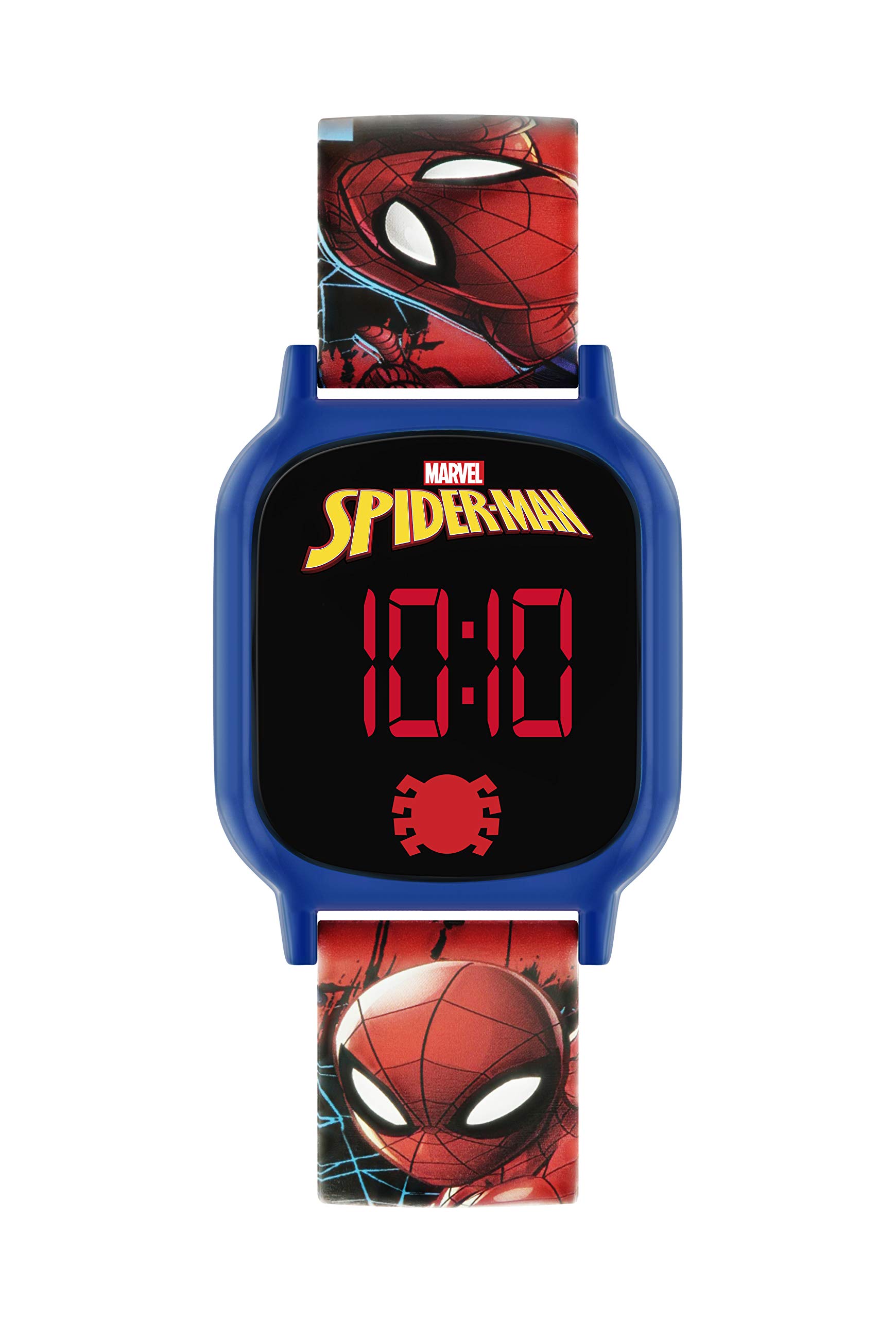 Spiderman Disney Kids Printed Silicone Strap Touch Screen Watch SPD4602