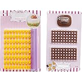 Hoypeyfiy 172 PCS Alphabet Number Symbols Cookie Cutters Set Biscuit Fondant Cake Impress Embosser Cutter Stamp Press DIY Emb
