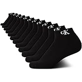Calvin Klein Womens Quarter Socks - 12 Pack Soft Cushioned Athletic Ankle Socks for Women for Running and Workout
