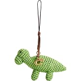 Coach Straw Bag Charm