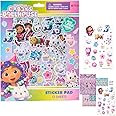 Gabby's Dollhouse Sticker Book Set, 12 Sheets with 1000+ Puffy Stickers Gabby, Mericat, Cakey, Pandy Paws