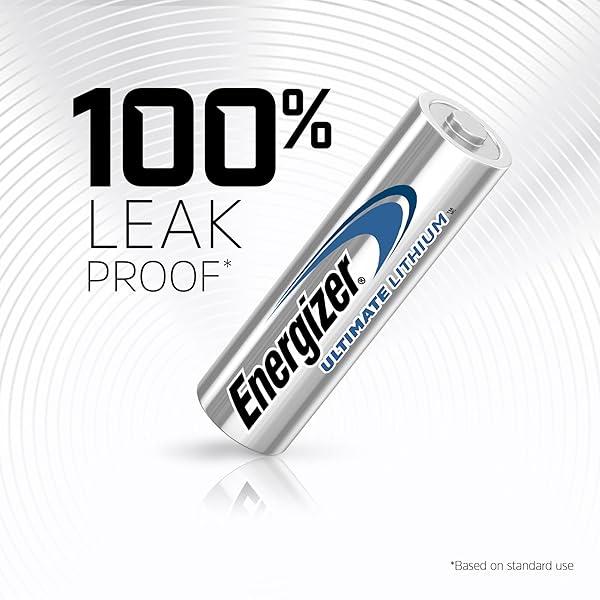 ENERGIZER ULTIMATE LITHIUM AA BATTERIES, 24 PACK, 1.5V LONG-LASTING FOR HIGH-DRAIN DEVICES, CAMERAS & FLASHLIGHTS
