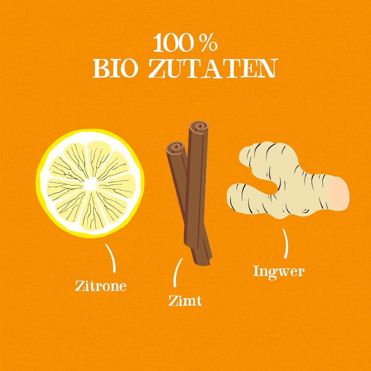 Cupper Be Happy Bio-Gewürztee mit Zitrone, Zimt, Ingwer und Schwarzem Pfeffer, 40 g , 20 Stück (1er Pack) 3