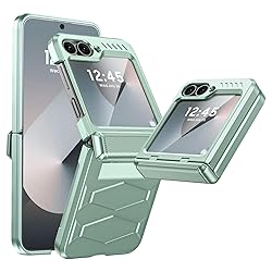 Vizvera for Samsung Galaxy Z Flip 6 Case with Hinge