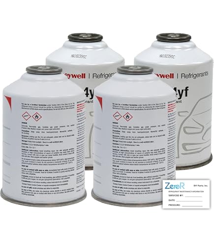 3 Cans – Opteon YF R-1234yf Refrigerant – 12oz Each – HFO-134yf For Car AC Systems