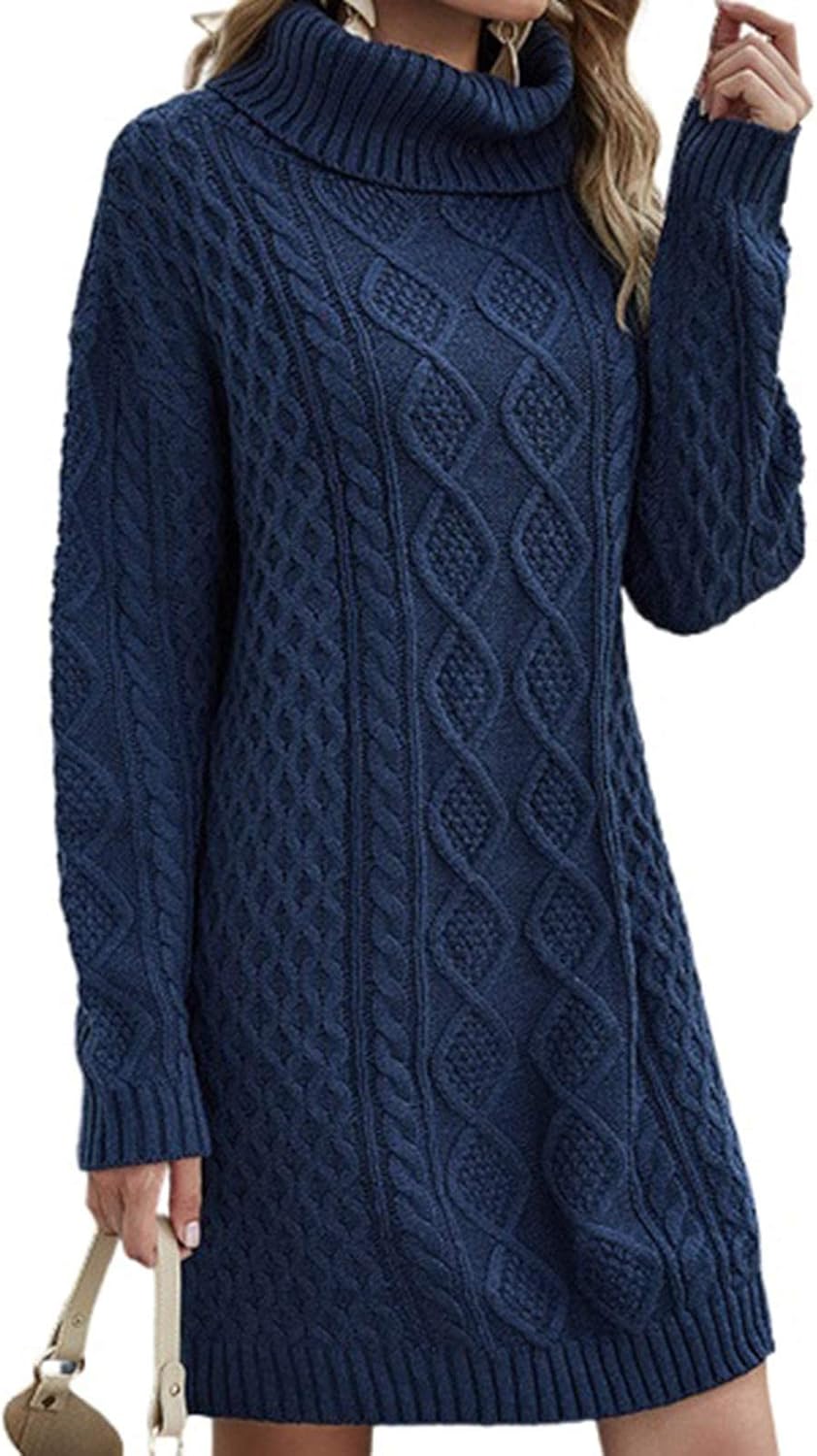 GRACE KARIN Strickkleid Für Mädchen: Zopfmuster-Design Mit Gürtel Für Herbst & Winter