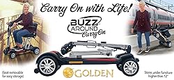 Golden Technologies Buzzaround Carry On Fold-Flat
