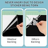 IModeur Glossy Black Permanent Vinyl Roll 30.5 x 305 cm Adhesive view 4