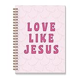 BAYOGITA Pink Jesus Notebook - Bow Bible Verse