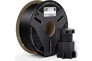 ELEGOO Carbon Fiber PETG Filament 1.75 mm Black, PETG-CF 1 KG Spool, High Strength & Rigidity, Abrasion Resistance, Ideal for