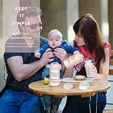 Termichy Baby Milk Powder Dispenser Pots 2 Pack Pink Stackable Infant Formula view 7