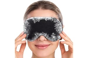 Arctic Flex Cooling Eye Mask - Gel Cold Compress for Migraine, Puffy Eyes, Sleeping, Headaches - Heated Eye Mask for Women & Men - Hot & Cold Therapy - After Surgery Ice Treatment, Reusable, Freezable