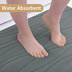 Buganda Memory Foam Bathroom Rug Mat 59x20, Extra