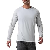 Pioneer Camp Men's Sun UV Protection SPF Shirts UPF50+ Rash Guard Long Sleeve Lightweight Hiking Quick Dry Running Swim Shirt