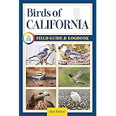 Birds of California Field Guide and Logbook: An Essential Birdwatching Guide with Identification Tips for 60 Common Bird Species in California
