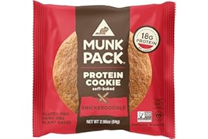 Munk Pack Protein Cookie, Snickerdoodle, 1 Cookie, 2.96 Ounce