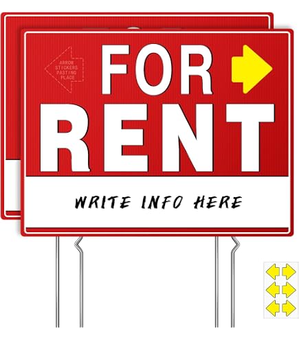 Apartment For Rent Sign
