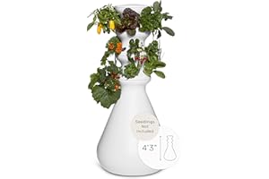 Lettuce Grow Farmstand | 18-Plant Hydroponic Growing System | Outdoor Vertical Garden | Home Gardening w/Self Watering Pump, BPA-Free Food Grade | Made in USA