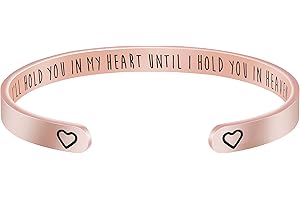 JoycuFF Bracelets for Women Christmas Birthday Thanksgiving Gifts to Mother Mummy Stainless Steel Cuff Bangle Meaningful Year Gifts to Mom