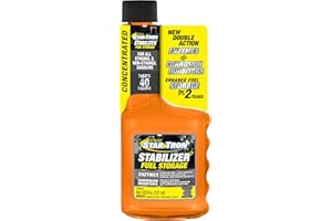 STAR BRITE Star Tron Stabilizer+ Fuel Storage & Corrosion Protection, Treats 40 Gallons of Gas - Ideal for Motorcycles, Boats, Lawn Equipment, Classic Cars - 8 OZ Treats 40 Gallons (014808)