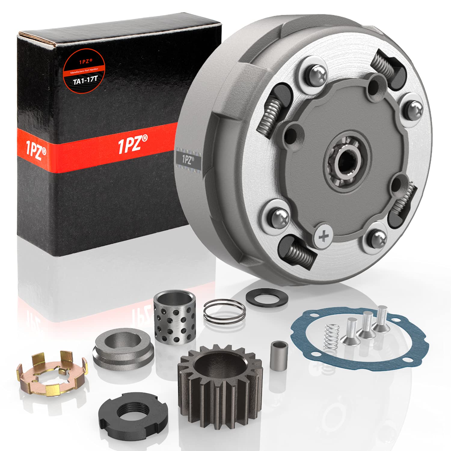 Photo 1 of 1PZ TA1-17T 17 Teeth Semi Automatic Clutch Assembly for 50cc 110cc 125cc 135cc ATV Quad Go Kart Dirt Bike Roketa Kazuma JCL NST SUNL Taotao
