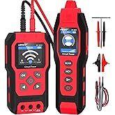 NOYAFA NF-8301 Circuit Tracer, Underground Wire Locator &amp;Digital Multimeter | 8 Level Sensitivity Adjustment, Rechargeable Wire Tracer for Fuses, Irrigation, Wall Wires