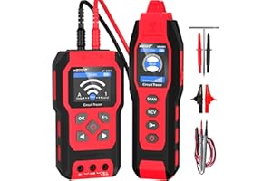 NOYAFA NF-8301 Circuit Tracer - Underground Circuit Breaker Finder & Digital Multimeter, 8 Level Sensitivity Adjustment, Rech