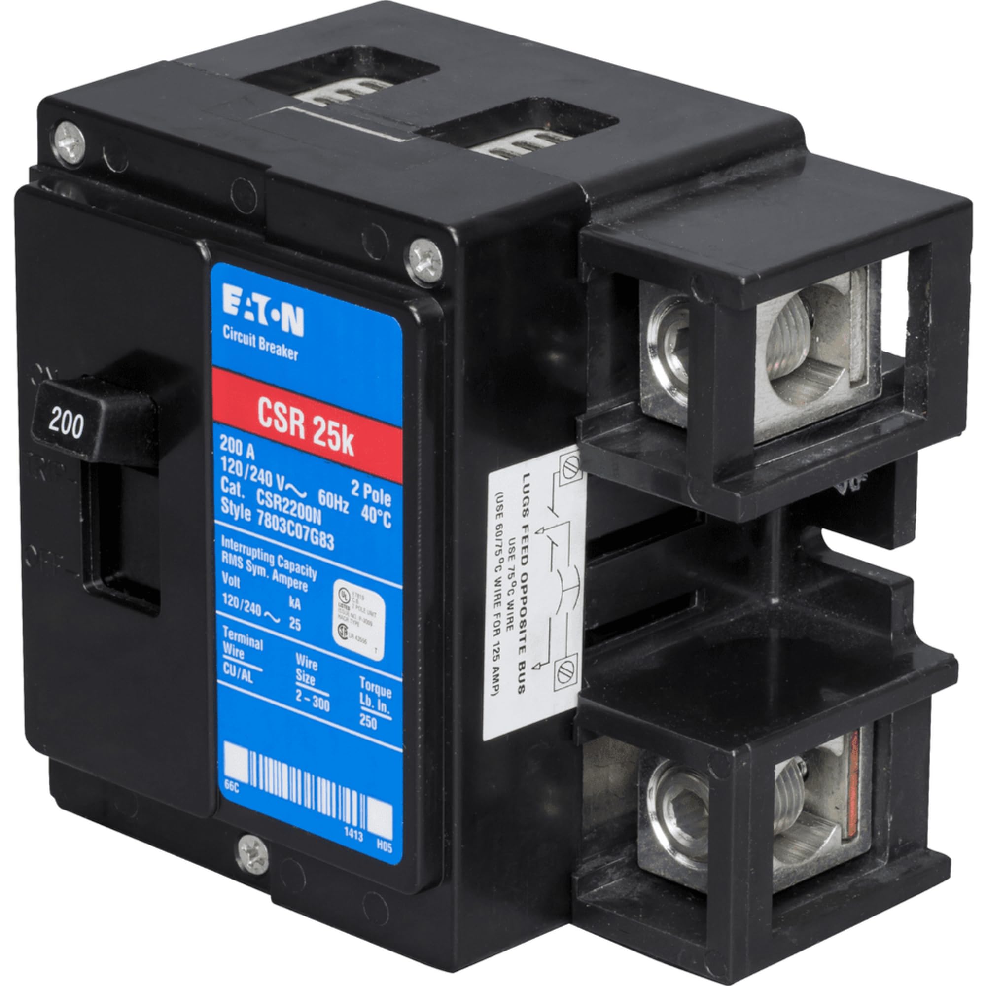 Photo 1 of Eaton CSR2200N CH Main Breaker Kit, 200 Amp