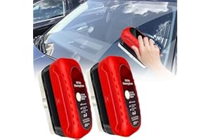 BIXMK Automotive Oil Film Cleaning Brush, Glass Cleaning Board, Hydrophobic Glass Coating for Windshield Improves Clarity and Visibility (2pcs)