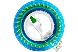 MAIFLHMAI Kite String Reel,Kite Line Winder Come with Lock,6 inches Kite Wheel and Line - Smooth Winding & Enhanced Control for Outdoor Kites, Ideal for Kids, Adults and Toddlers