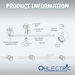 OhLectric Track Lighting - L-Type Conduit Fitter