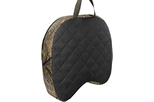 Insulated Foam Hunting Seat Cushion,Outdoor Seat Cushions,Camouflage Camping Sit Pad with Handle and Carabiner,Detachable Spo
