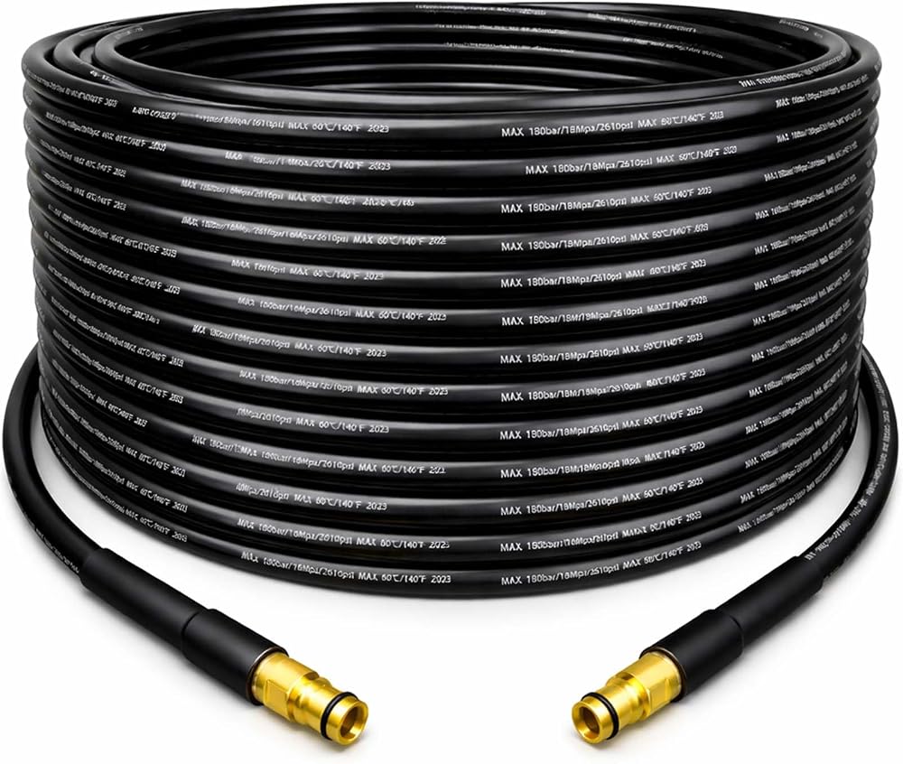 HzNzYHD 10m Karcher K Series High Pressure Hose 60C Connector Quick